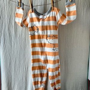 Carter’s Hippo Pajamas 18m